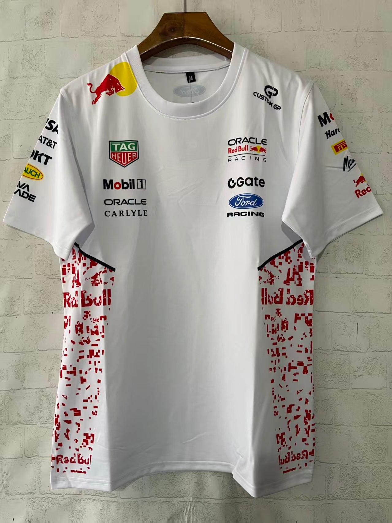 2026 F1 Red Bull Round Neck White Racing Suit S-5XL