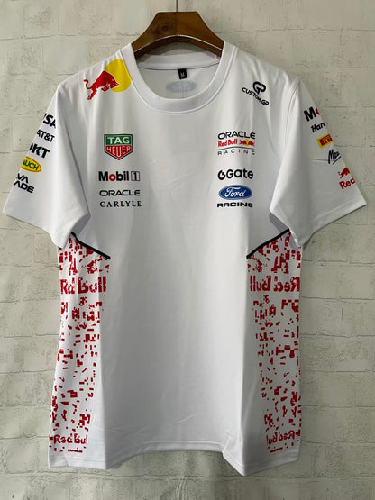 2026 F1 Red Bull Round Neck White Racing Suit S-5XL