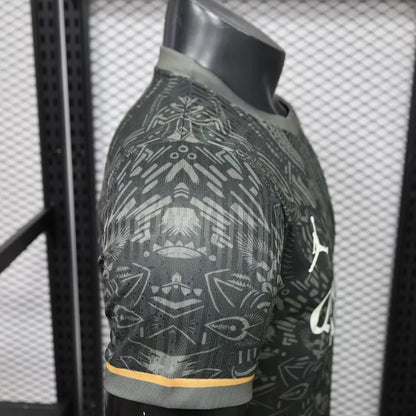 2026-27 París Negro con Patrón Tribal Jugador Especial S-3XL