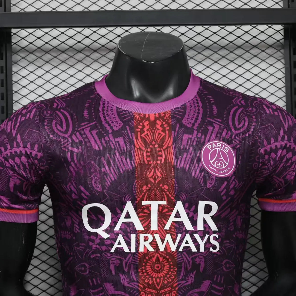 2026-27 Morado París con patrón tribal Jugador especial S-3XL