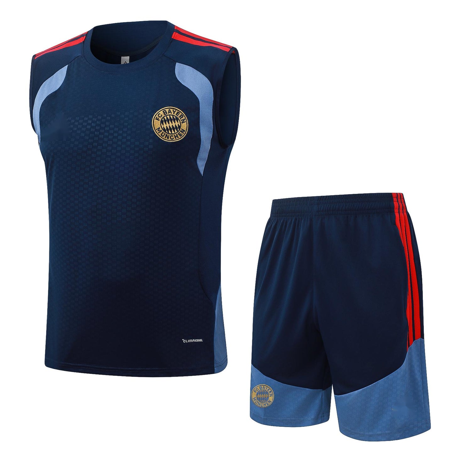 2627 Bayern Munich Sapphire Blue Vest Suit S-2XL