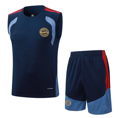 2627 Bayern Munich Sapphire Blue Vest Suit S-2XL