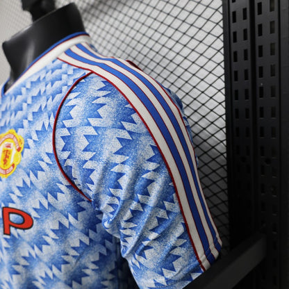 2026-27 Manchester United Away Blue Vintage Remake Player S-3XL