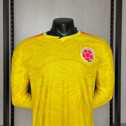 2026 Kolumbien Heimtrikot Langarm S-4XL