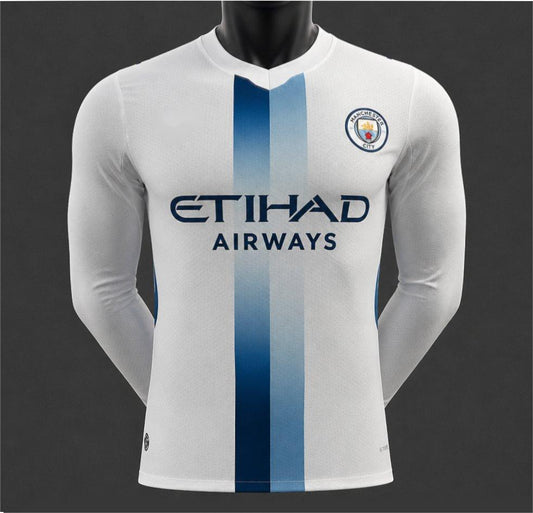 2026-27 Manchester City Third Away White Long Sleeve Player S-2XL