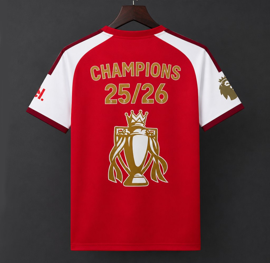 2026-27 Arsenal Home Champions Cup Printing S-4XL
