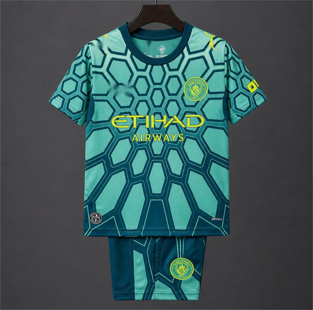 2026-27 Manchester City Goalkeeper Kids Size 16-28