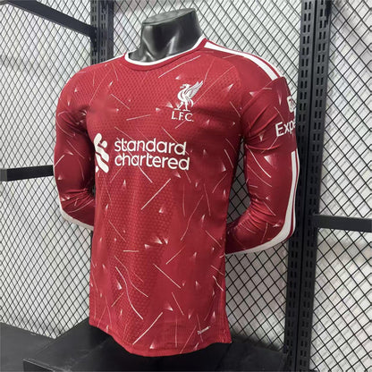2026-27 Liverpool Home Long Sleeved Player S-3XL