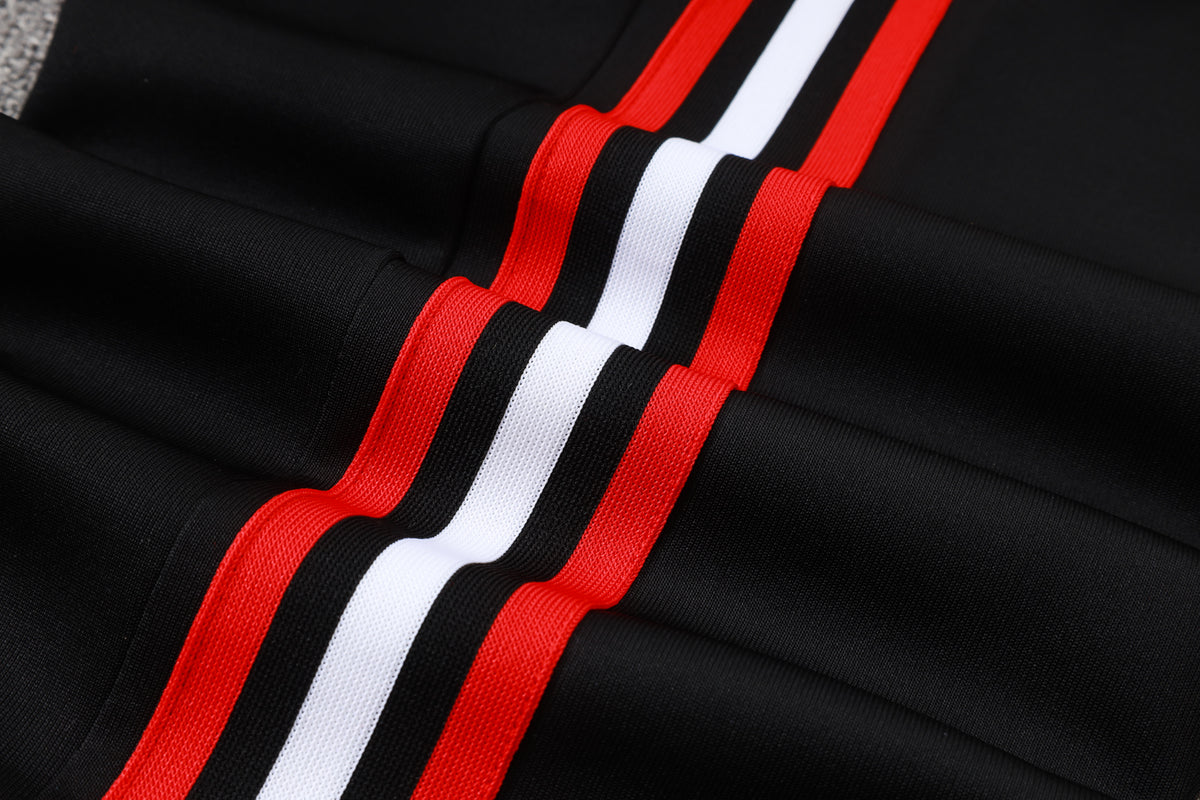 2026-27 Manchester United Black Full Zip Training Suit Adults Or Children