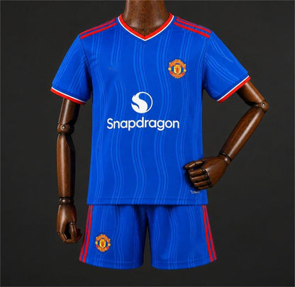 2026-27 Manchester United Away Blue Kids 16-28