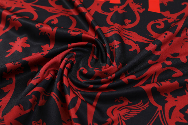 Conjunto de entrenamiento rojo del Barcelona 2024-25 (tallas S-2XL)