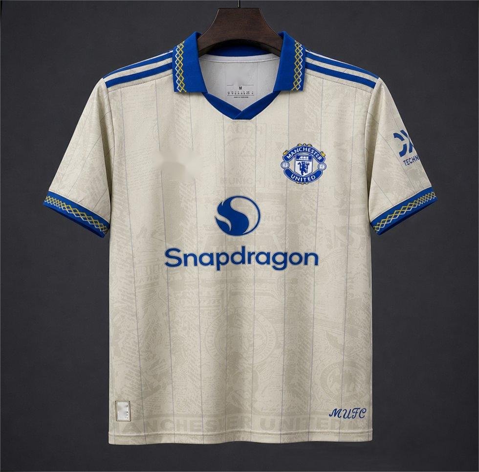 2026-27 Manchester United Third away Concept Cream Blue S-4XL