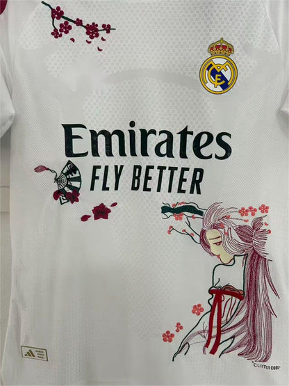 2026-27 Real Madrid Home Floral Special Player S-2XL
