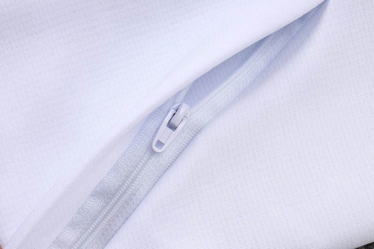 2026 Germany White Long Pull Training Suit Adults Or Children