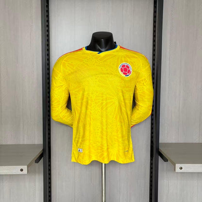 2026 Kolumbien Heimtrikot Langarm S-4XL