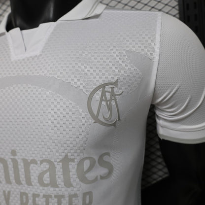 2026-27 Real Madrid All-White Tonal 125th Anniversary Player S-2XL