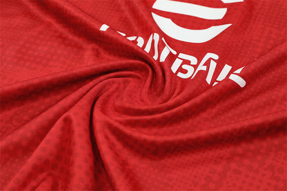 2025-26 AC Milan Red Training Suit Adults Or Children