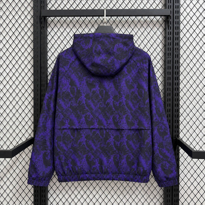 2026-27 Barcelona Black Purple Casual Windbreaker S-2XL