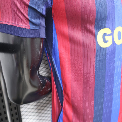 2026-27 Barcelona Home New Sponsor Player S-4XL