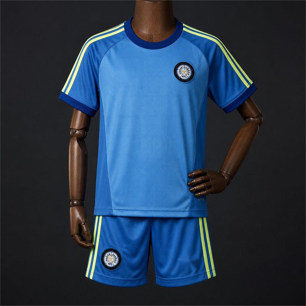 2026-27 Leeds United Blue Goalkeeper Kids Size 16-28