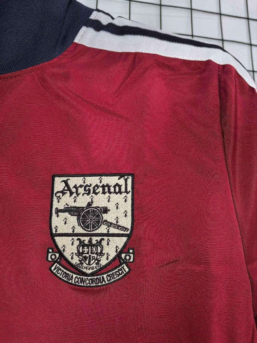 2026-27 Arsenal Track Jacket Burgundy Black Full Zipper Windbreaker S-2XL