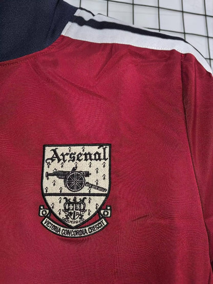 2026-27 Arsenal Track Jacket Burgundy Black Full Zipper Windbreaker S-2XL