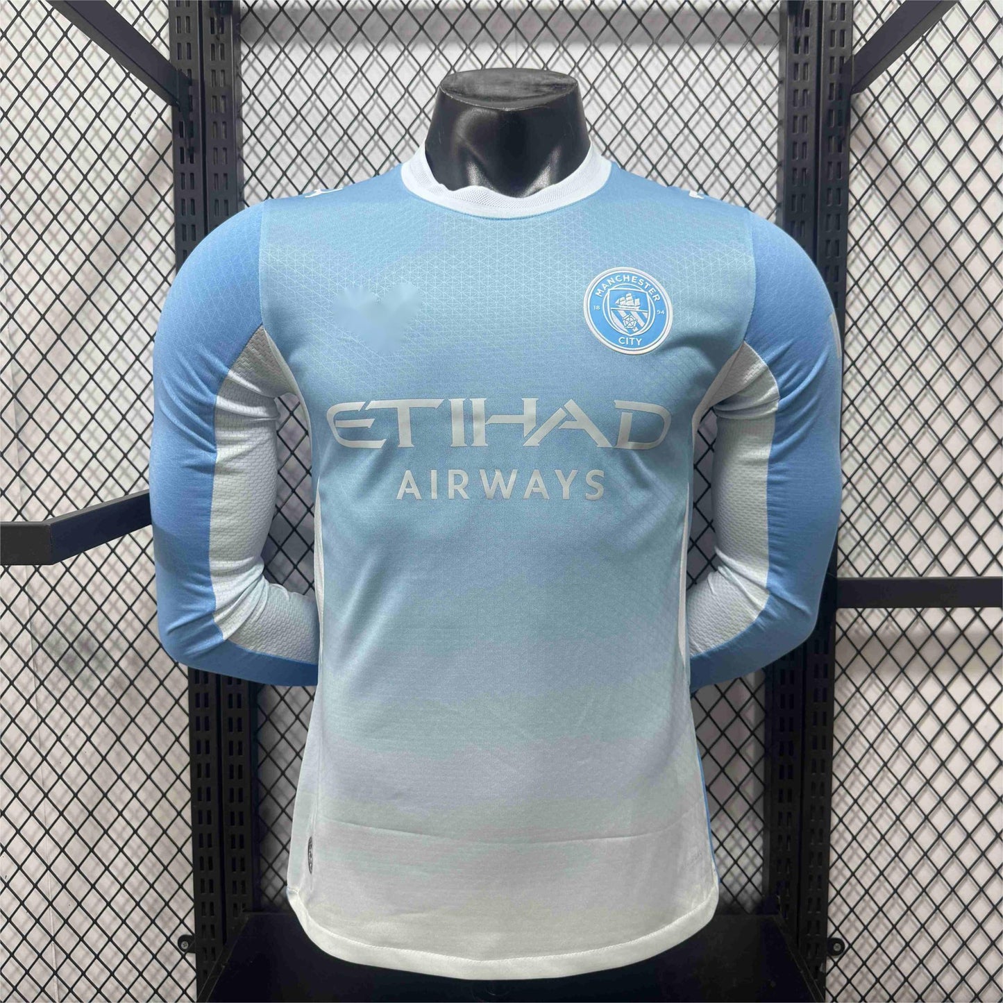 2026-27 Manchester City Home Long Sleeve Player S-3Xl