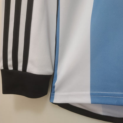 2022 Langarm Argentinien Home S-XXL