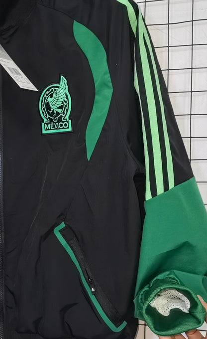 2026 Mexico Black Waterproof Windbreaker S-2XL
