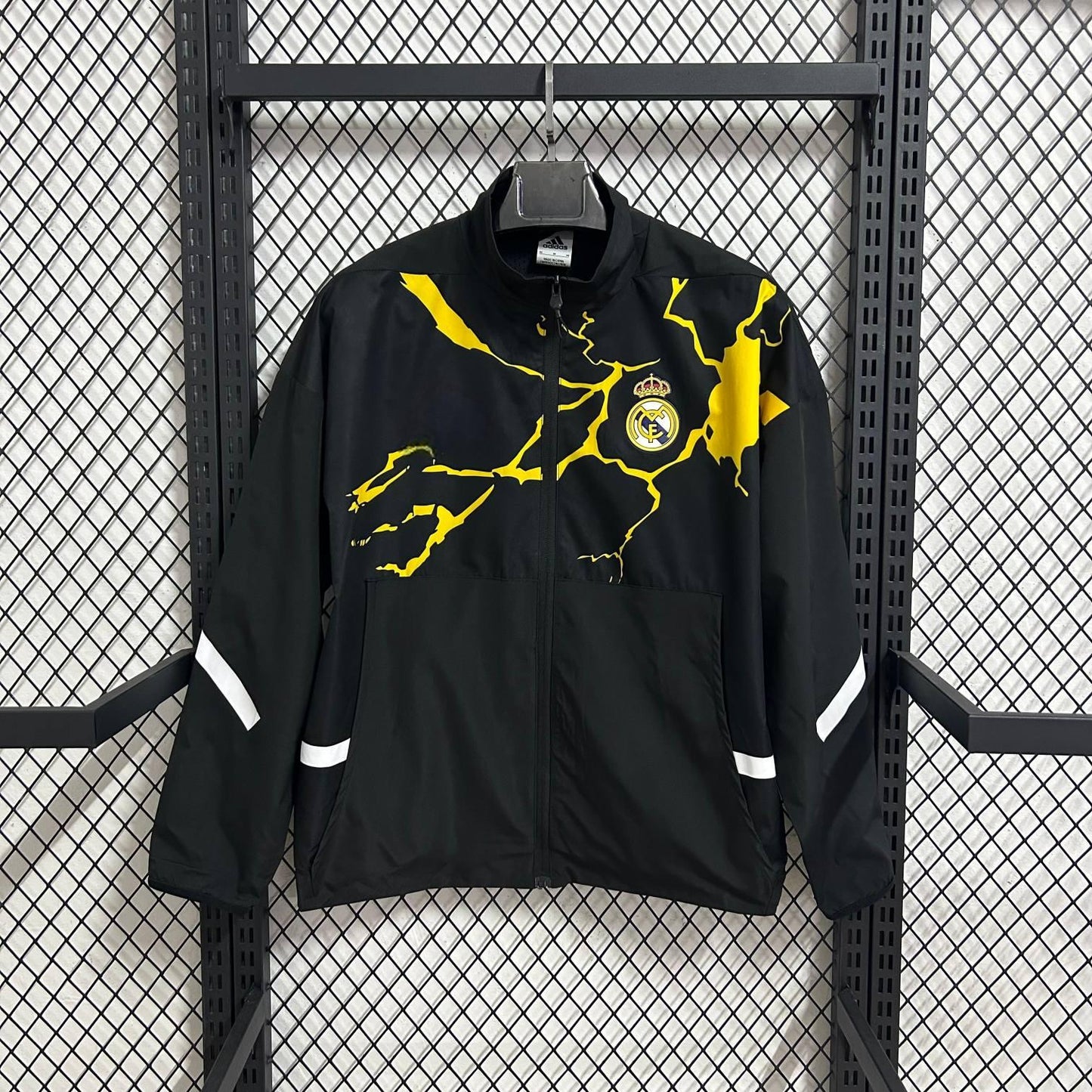 2025-26 Real Madrid x Marvel Pattern Waterproof Windbreaker S-2XL