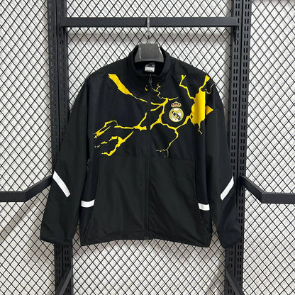 2025-26 Real Madrid x Marvel Pattern Waterproof Windbreaker S-2XL