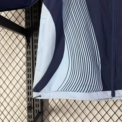 2026 Argentina Classic Navy and Blue Casual Windbreaker S-2XL