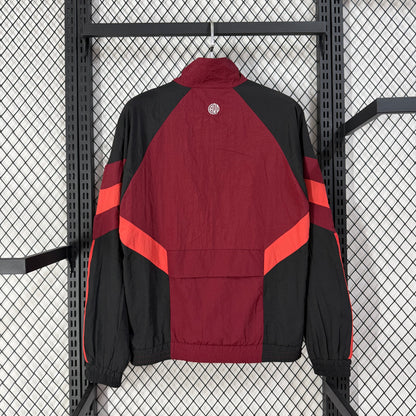 2025-26 River Plate Maroon Waterproof Windbreaker S-2XL
