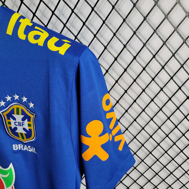 Brazil Training Wear Blue All Sponsor Size S-XXL