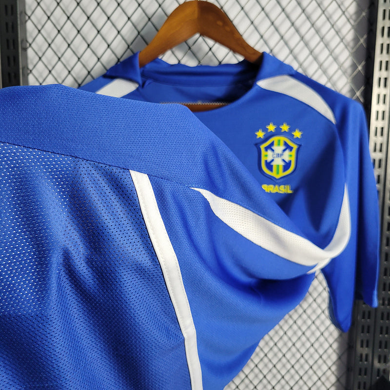 retro 2002 Brazil away blue