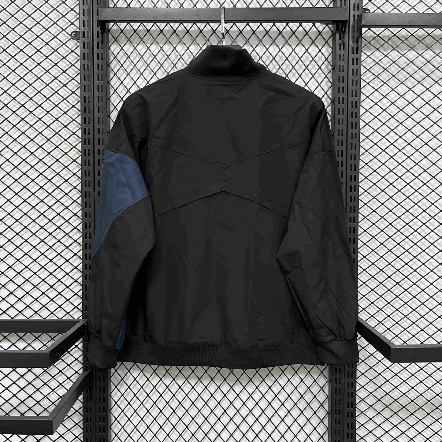 2025-26 Inter Mailand schwarz-grauer wasserdichter Windbreaker S-2XL