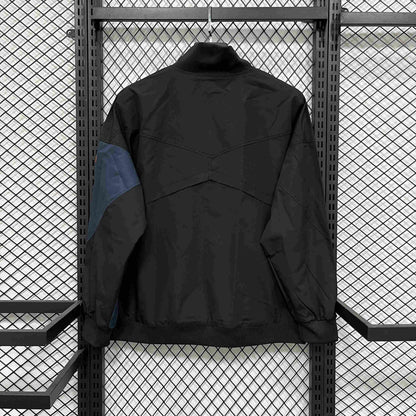 2025-26 Inter Mailand schwarz-grauer wasserdichter Windbreaker S-2XL