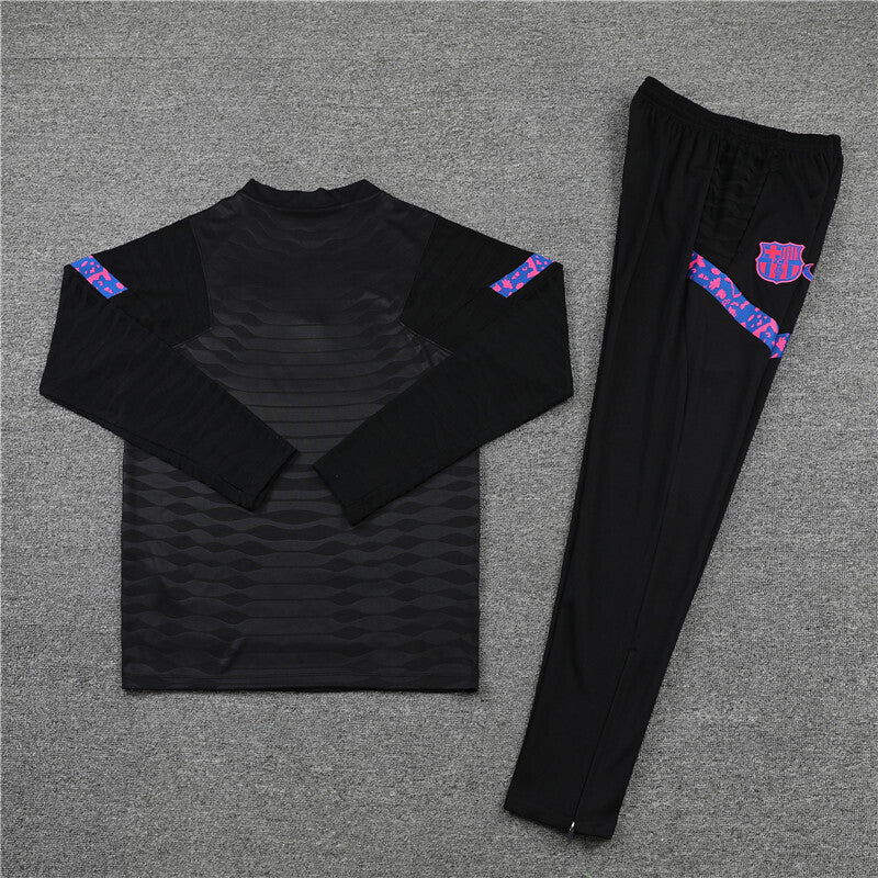2021-22 barcelona Half Zip Training Suit Adults Or Children