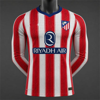 2026-27 Atletico Madrid Home Long Sleeve player S-3XL