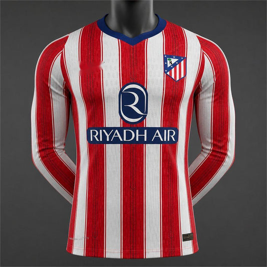 2026-27 Atletico Madrid Home Long Sleeve player S-3XL