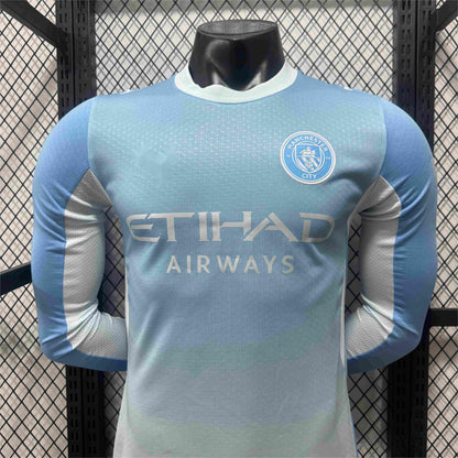 2026-27 Manchester City Home Long Sleeve Player S-3Xl