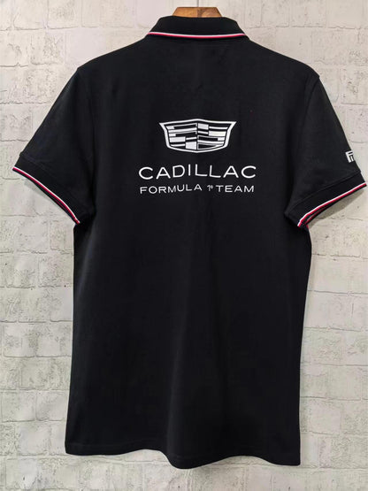 2026 F1 Cadillac Polo Black Racing Suit S-5XL