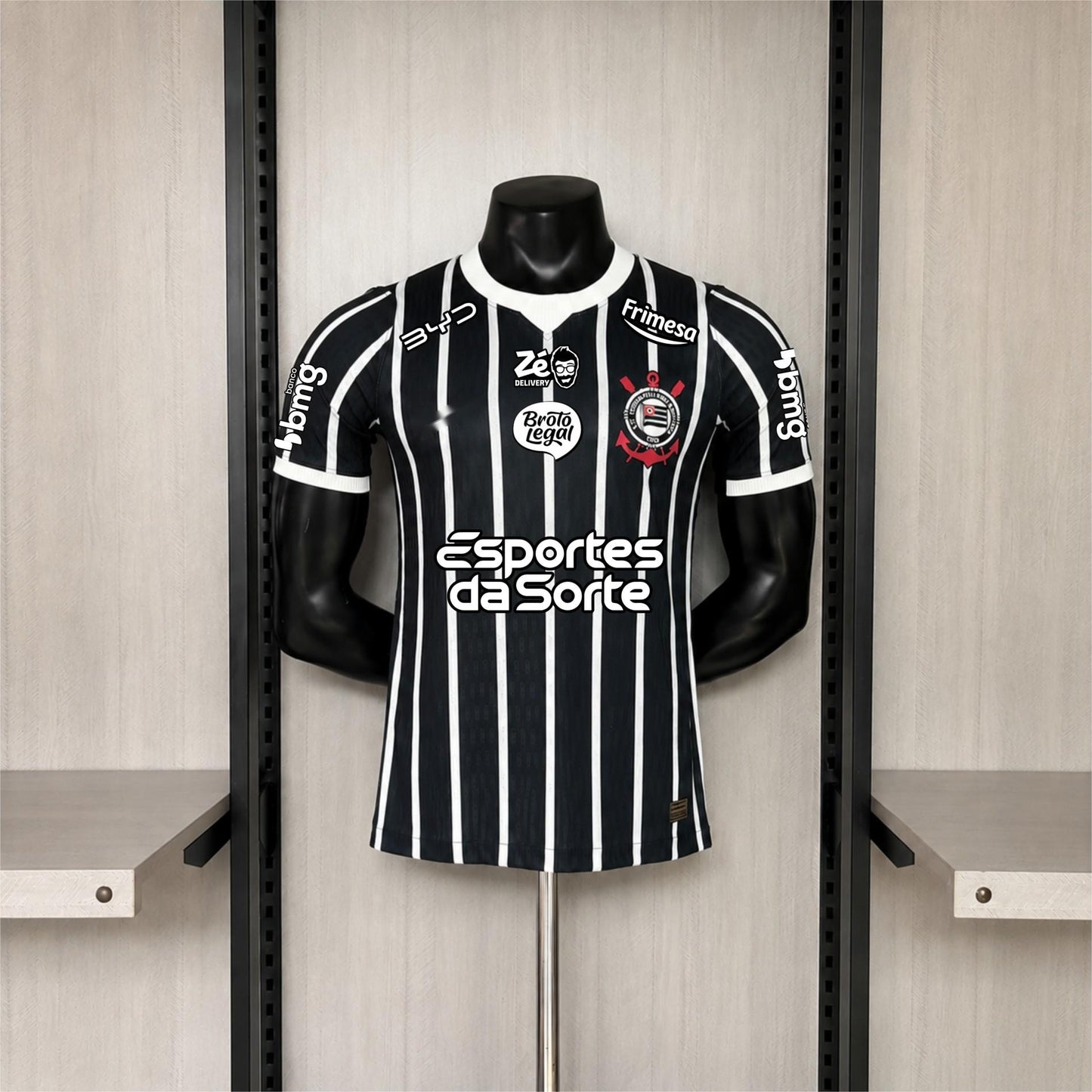 2026-27 Corinthians Away All Sponsors Player S-4XL