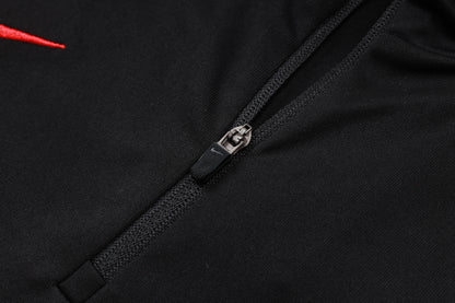 2026-27 Paris Black Half Zip Training Suit Adults Or Children