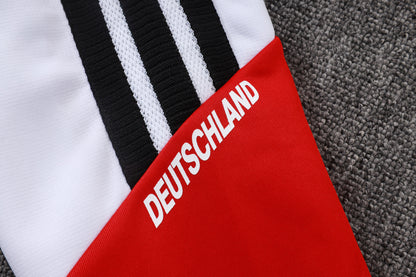 2026 Germany White Long Pull Training Suit Adults Or Children