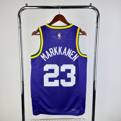 NBA 2024-25 Jazz Retro No. 23 MARKKANEN