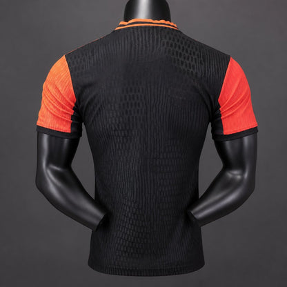 2026-27 Paris Air Jordan Red Black Wave Pattern Special Player S-2XL