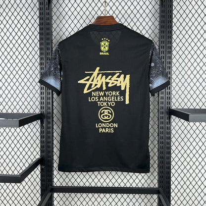 2025-26 Brazil Stussy Black Special Edition S-2XL