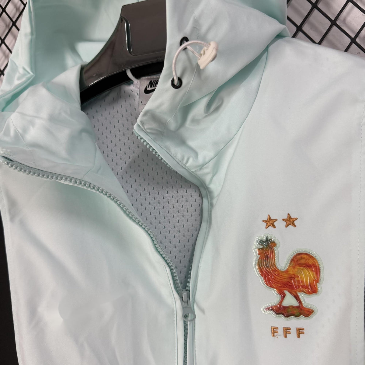 2026 France Light Green World Cup Casual Training Windbreaker  S-2XL
