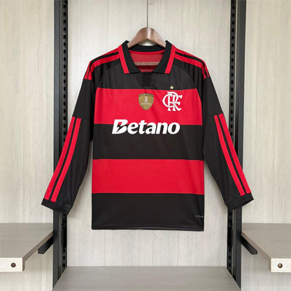 2026-27 Flamengo Home All Sponsors Long Sleeve S-4XL